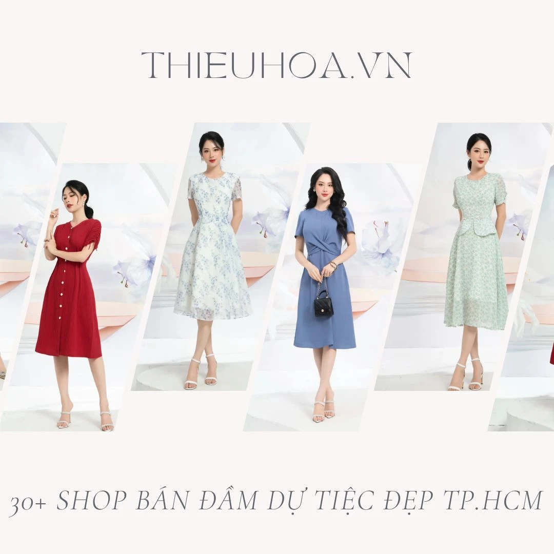 Top 8 shop chuyên bán váy đầm dự tiệc đẹp nhất TPHCM  sakurafashionvn