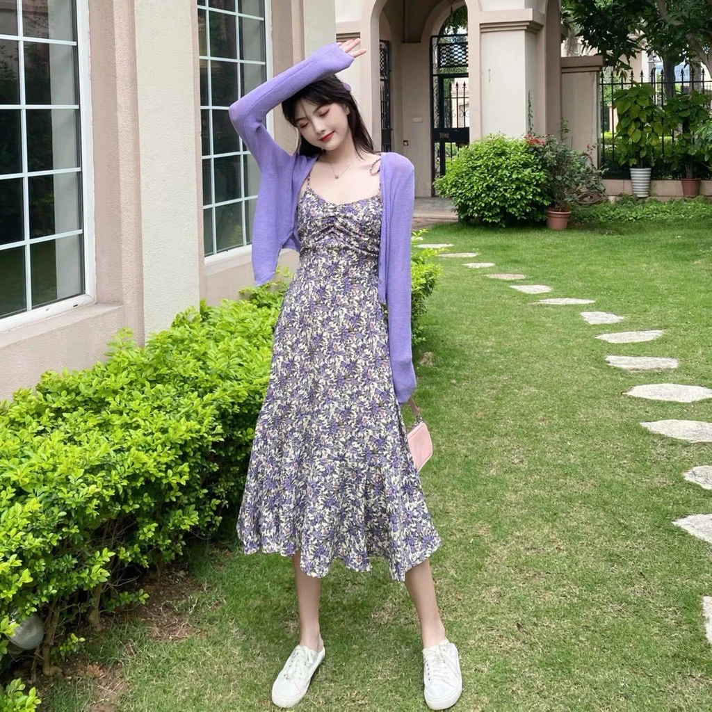 Váy Hoa 2 Dây Chất Voan Mềm Mại Gợi Cảm  Đỏ  Vietlady Fashion  Chuyên  thời trang Nữ  Trẻ em