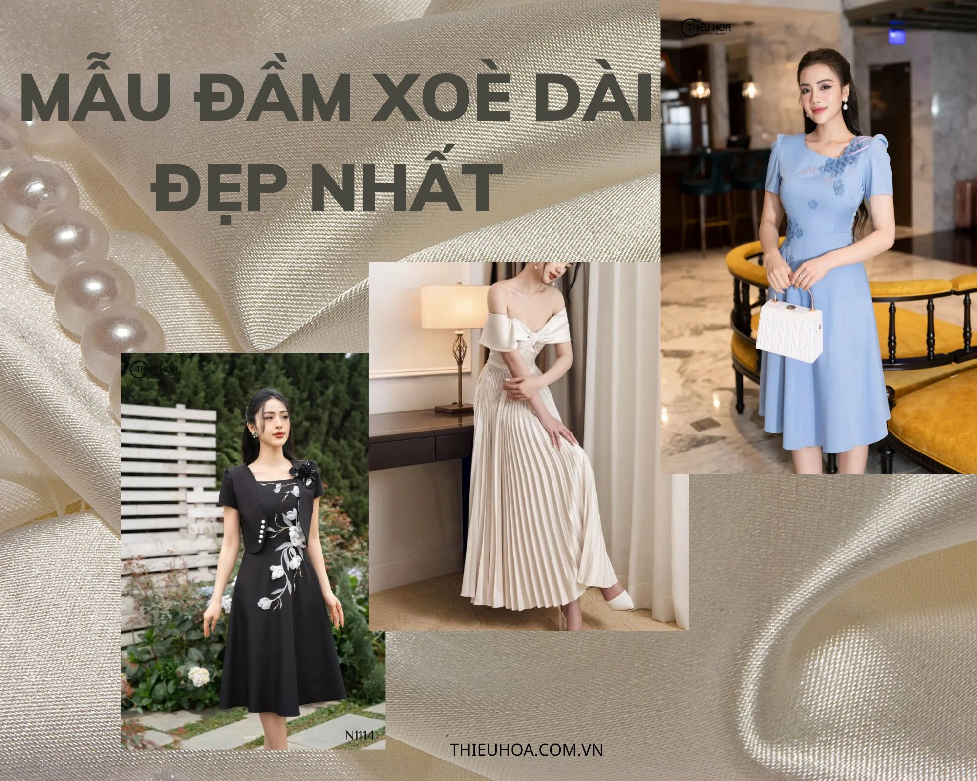 Điểm mặt những mẫu váy đầm xòe công sở đẹp nhất 2019  Thời trang  Việt  Giải Trí