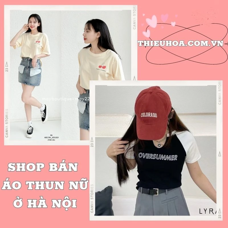 BẬT MÍ 17+ Shop áo thun nữ đẹp ở Hà Nội siêu Xinh và thời trang