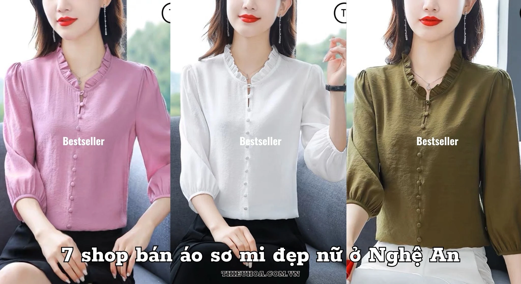 TOP 7 shop bán áo sơ mi nữ ở TP. Vinh Nghệ An siêu Đẹp