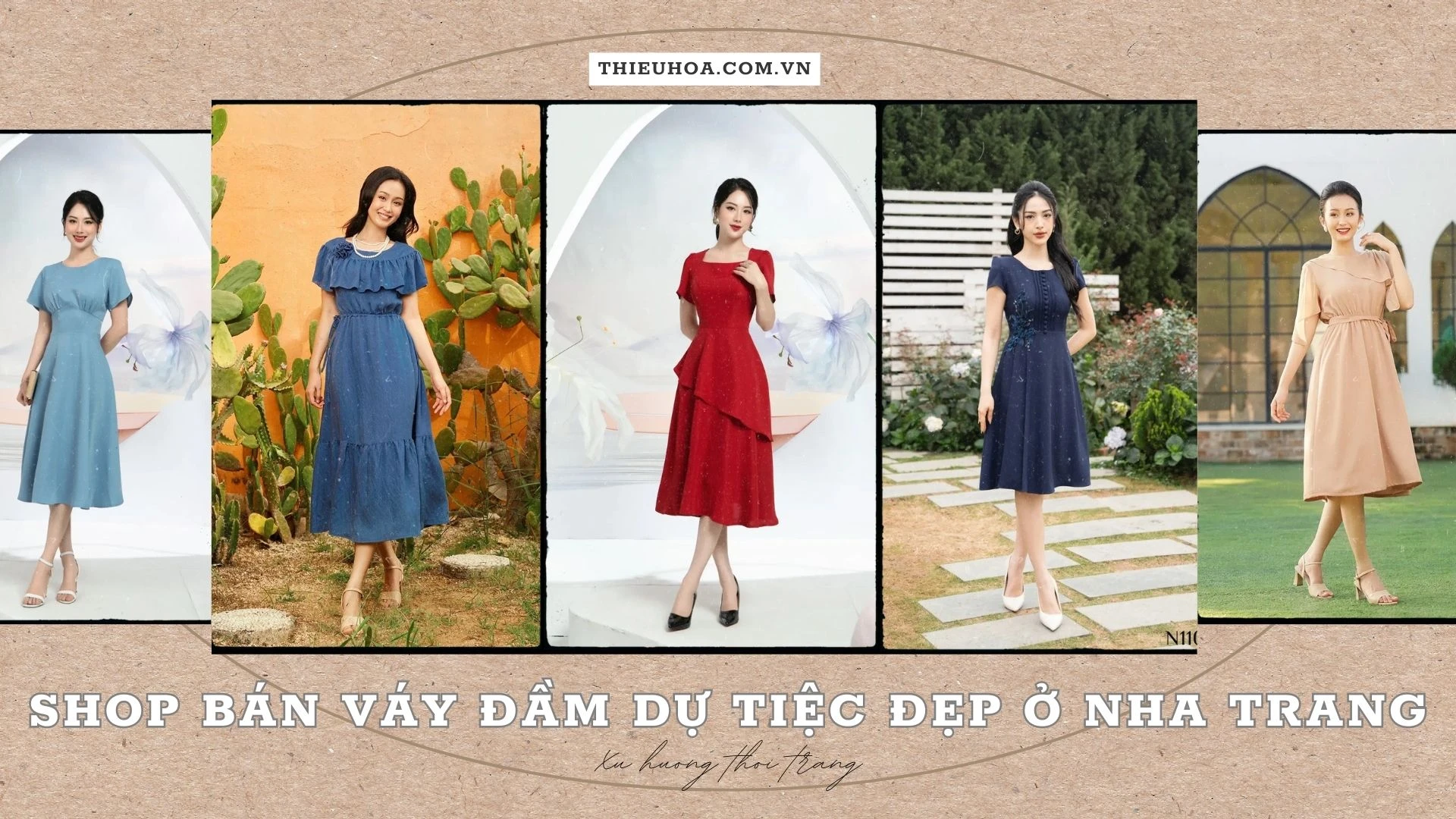 TOP 13 shop bán váy đầm dự tiệc đẹp sang trọng ở Nha Trang