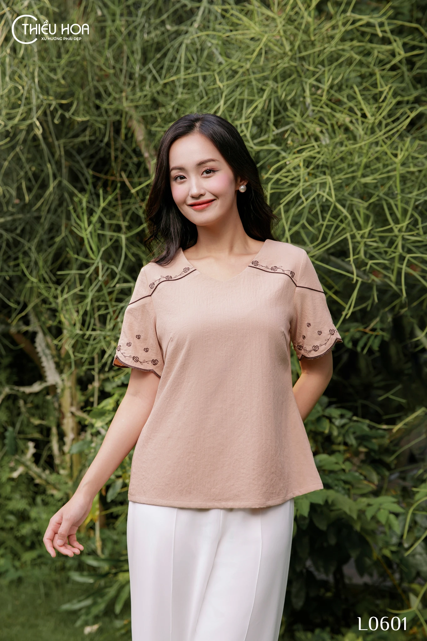 ÁO THIẾT KẾ THÊU HOA AN3L0601