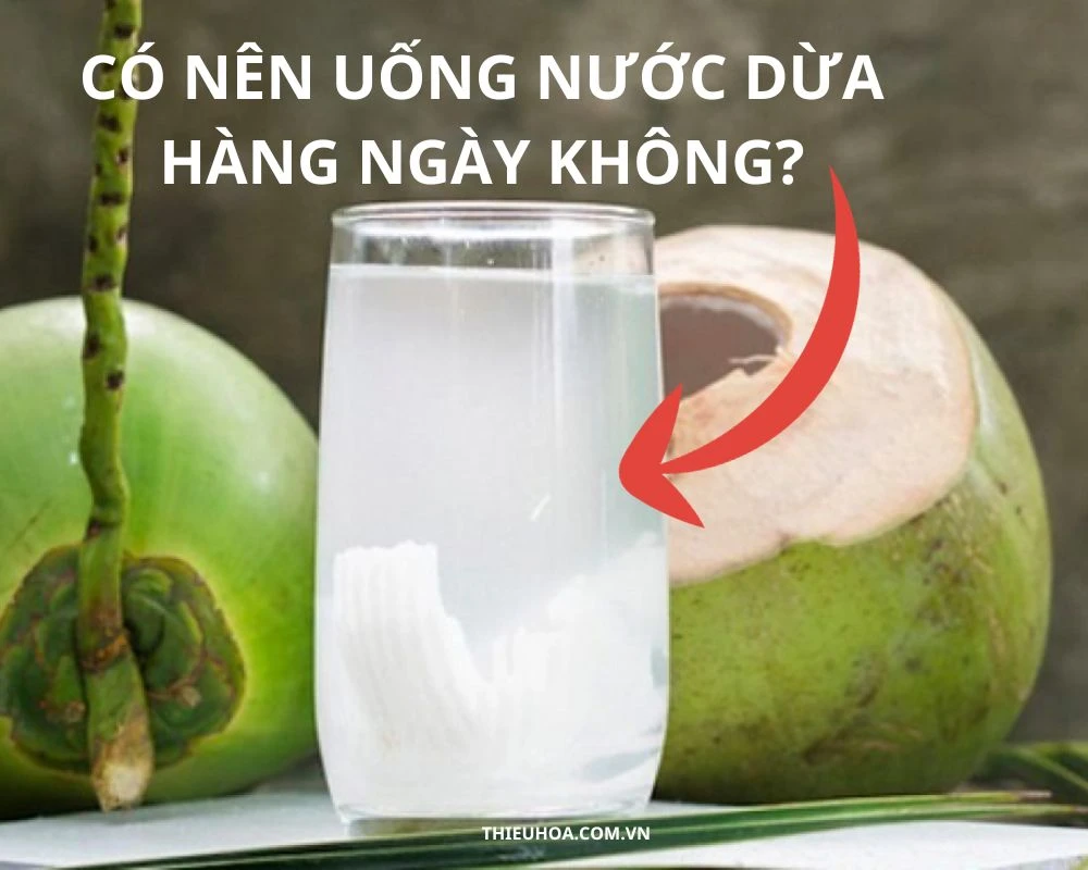Có nên uống nước dừa hàng ngày không?