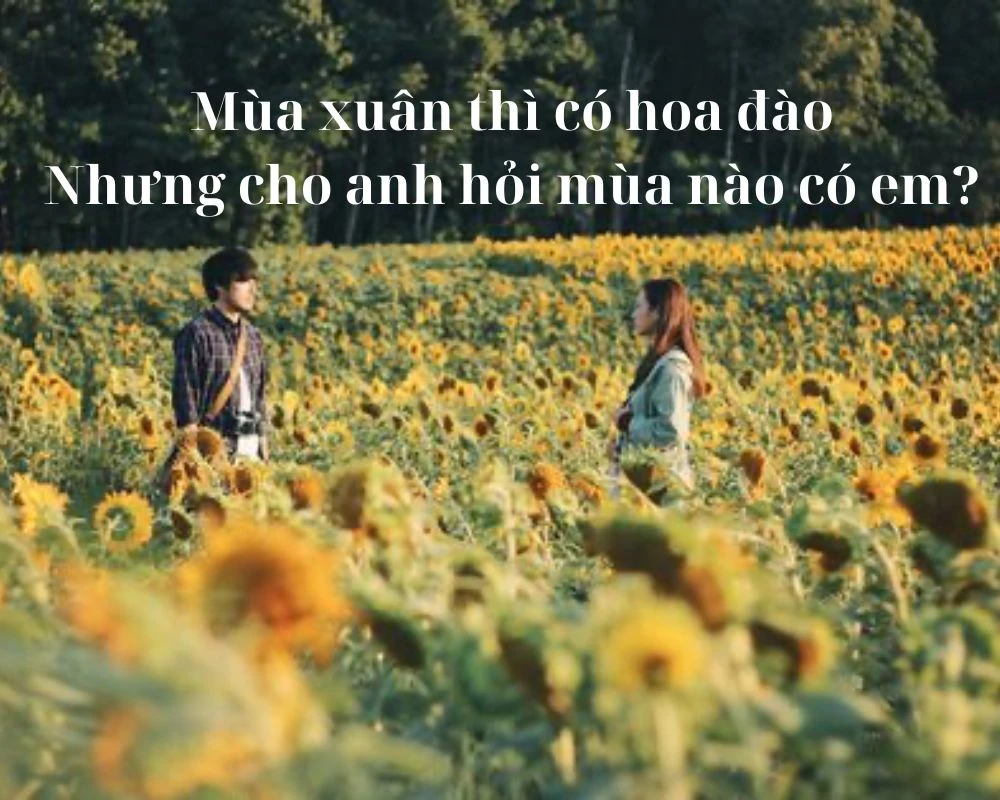 Cap thả thính mùa xuân