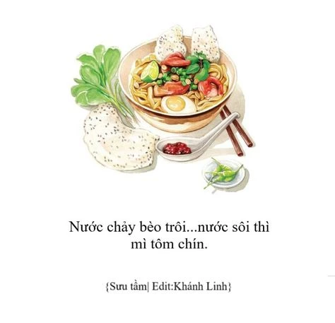 Caption, Stt nấu ăn 