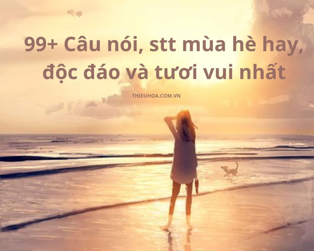 99+ Câu nói, stt mùa hè hay, độc đáo và tươi vui nhất