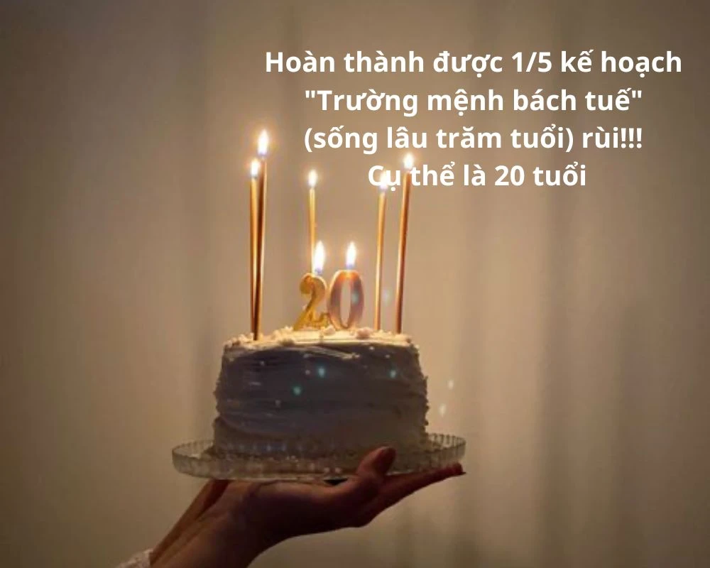 Lời chúc, stt tự chúc mừng sinh nhật bản thân hài hước, bá đạo