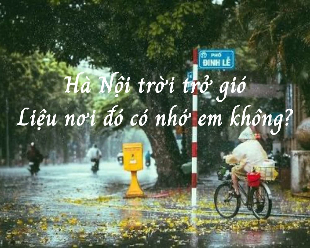 Cap thả thính về mùa thu Hà Nội 