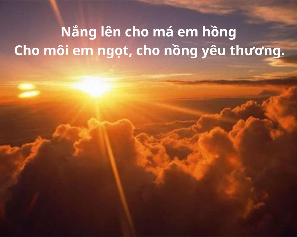 Tus, stt về nắng trong tình yêu ý nghĩa