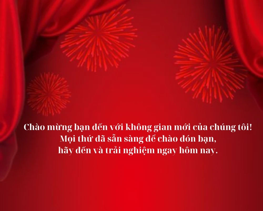 Status khai trương cửa hàng hay và ý nghĩa