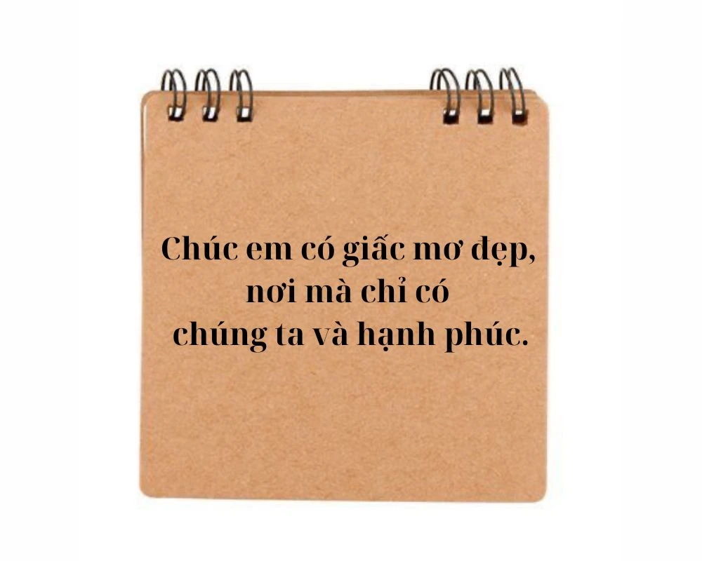 Stt chúc ngủ ngon thả thính gửi cho người yêu