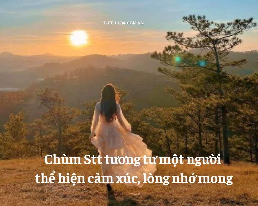 Chùm Stt tương tư một người thể hiện cảm xúc, lòng nhớ mong