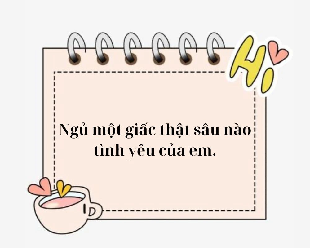 Câu chúc, stt chúc ngủ ngon thả thính gửi cho crush