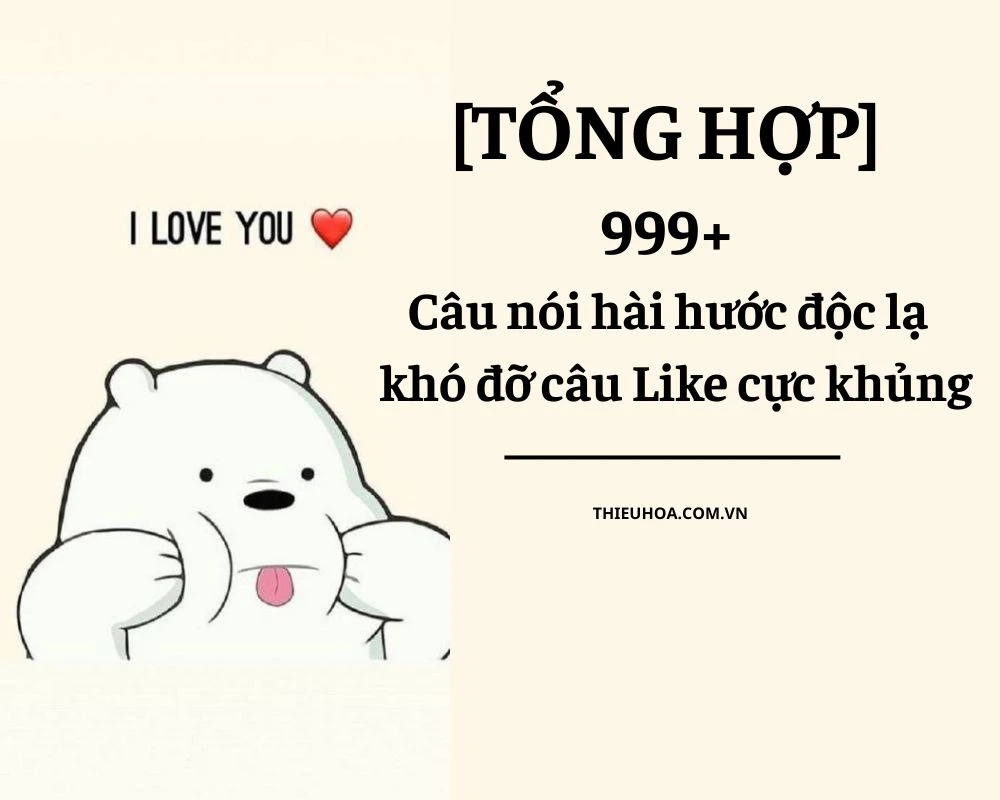 999+ Câu nói hài hước độc lạ khó đỡ câu Like cực khủng