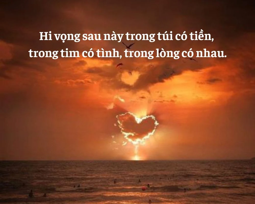 Caption, Stt hy vọng về tình yêu 