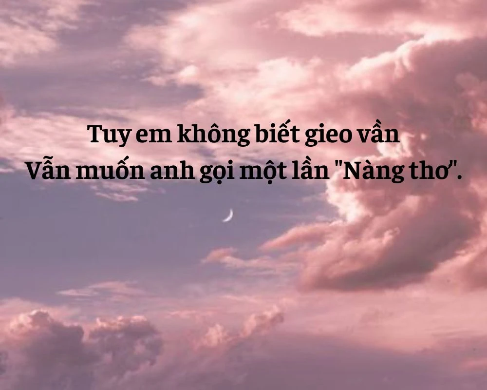 Stt, caption nàng thơ thả thính ngọt ngào