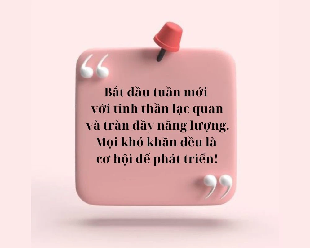 STT Tuần Mới Đầy Năng Lượng