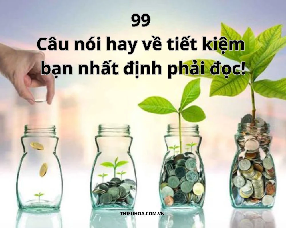 99 Câu nói hay về tiết kiệm bạn nhất định phải đọc!