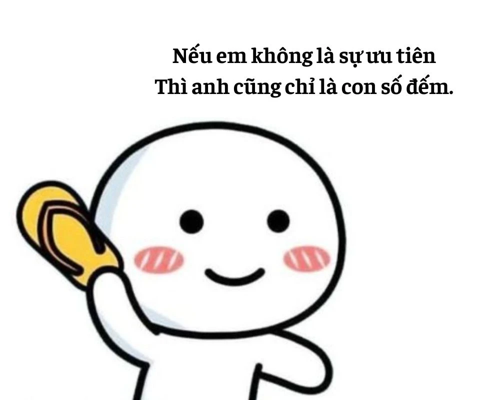 Caption, Stt bất cần tình yêu 