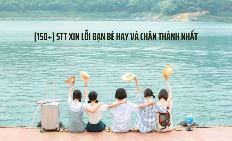 [150+] Stt xin lỗi bạn bè hay và chân thành nhất