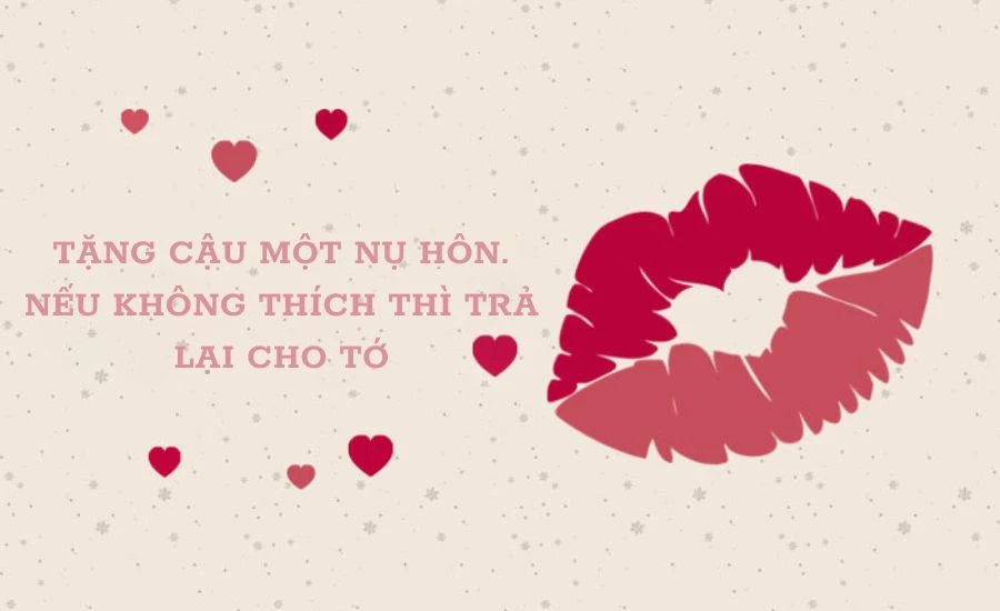 #99+ Stt về nụ hôn, Caption thả thính bằng nụ hôn siêu Keo