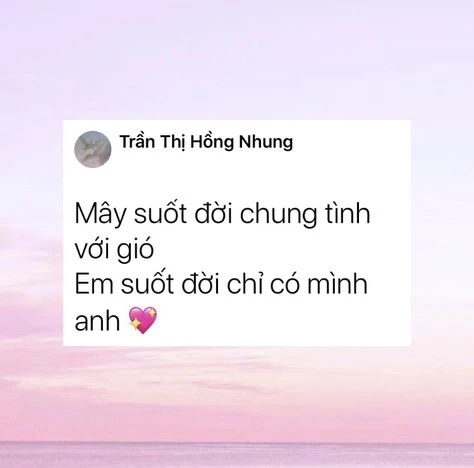 101+ Stt, Cap thả thính good girl chân thành nhất