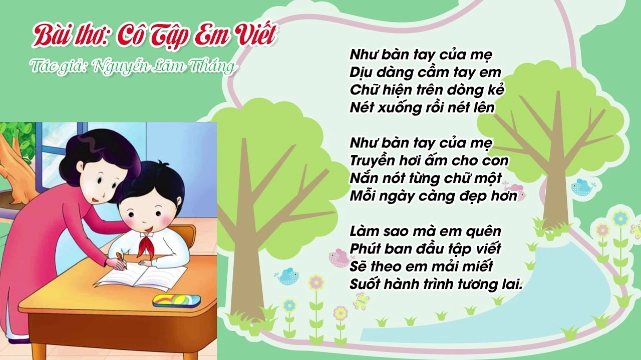 #39 bài thơ về cô giáo mầm non, thơ về nghề giáo viên mầm non đặc sắc