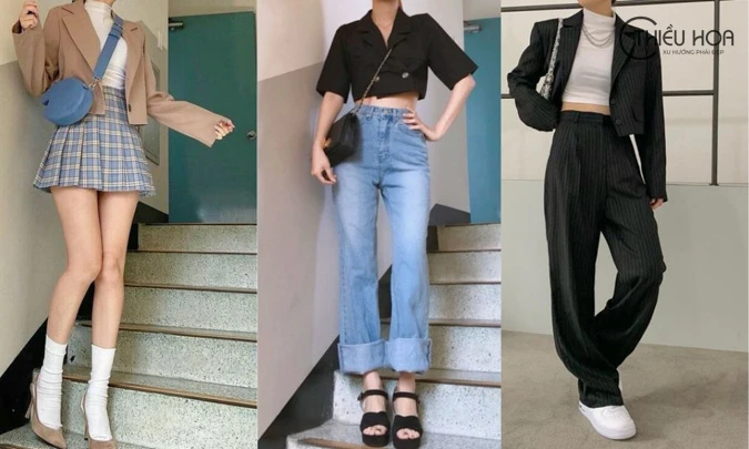 Cách Phối Áo Khoác Croptop Sao Cho Nàng Cực Phong Cách