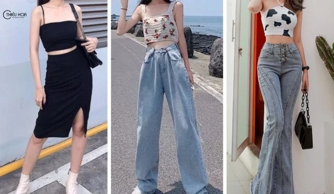 3 tips phối áo 2 dây croptop thời thượng và phong cách