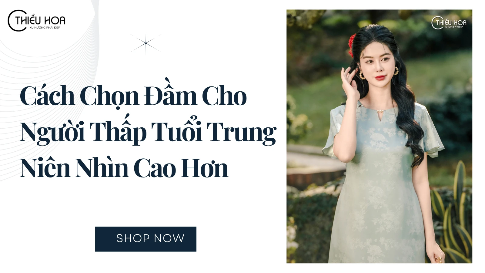 Cách Chọn Đầm Cho Người Thấp Tuổi Trung Niên Nhìn Cao Hơn
