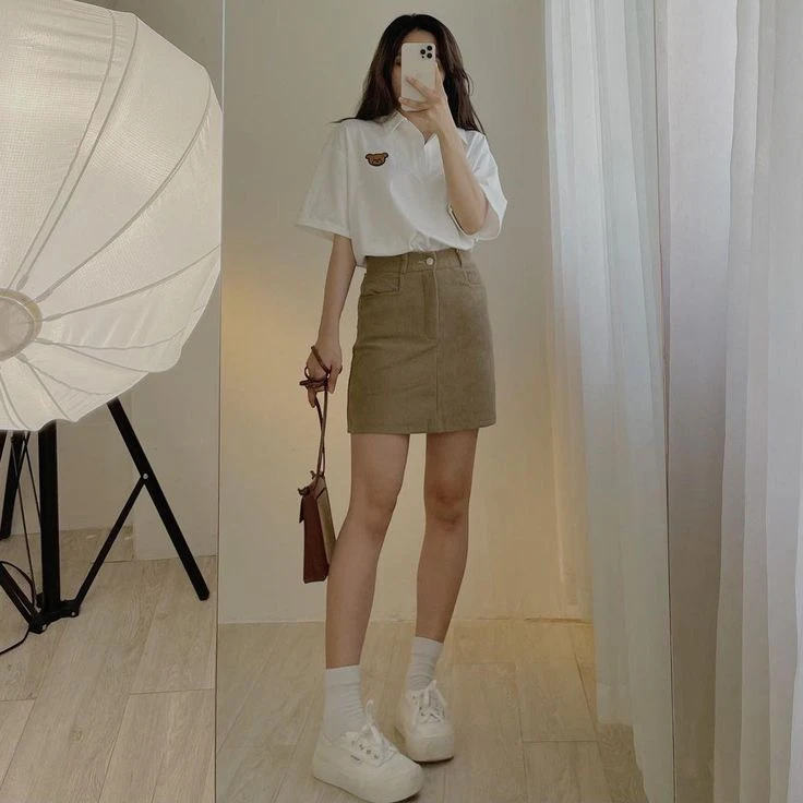 phối đồ công sở mùa hè