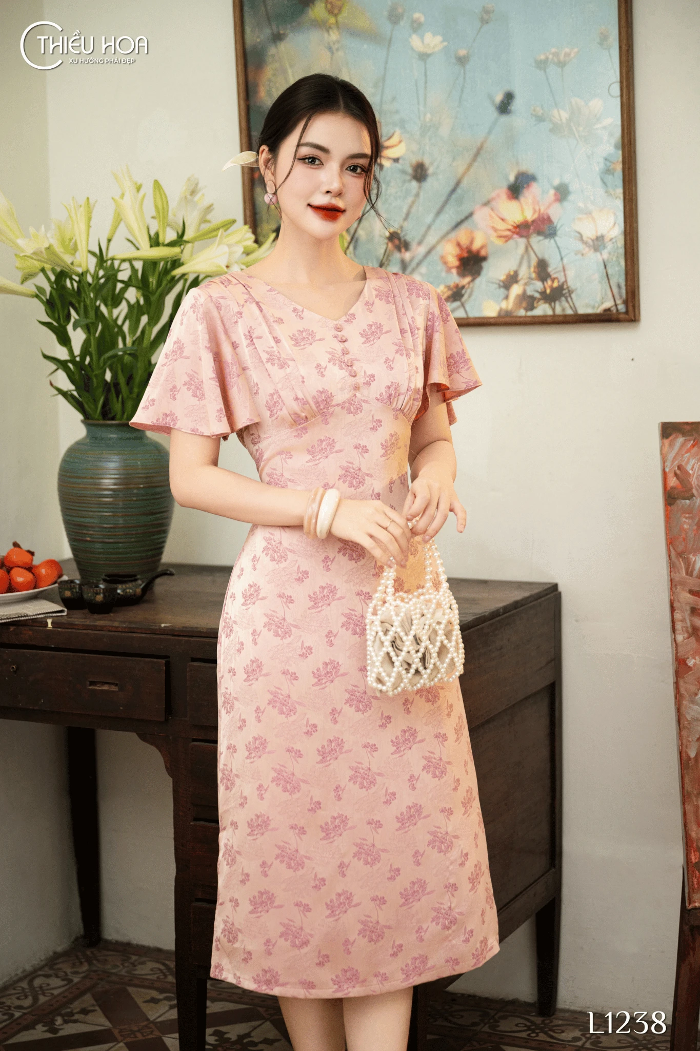 đầm trung niên kiểu hàn
