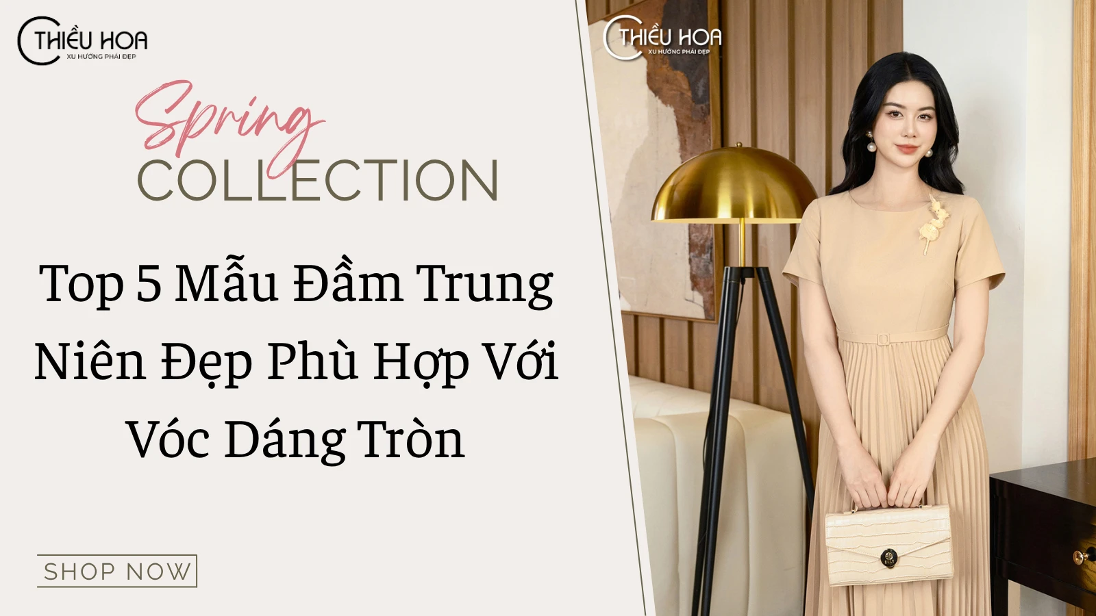 Top 5 Mẫu Đầm Trung Niên Đẹp Phù Hợp Với Vóc Dáng Tròn