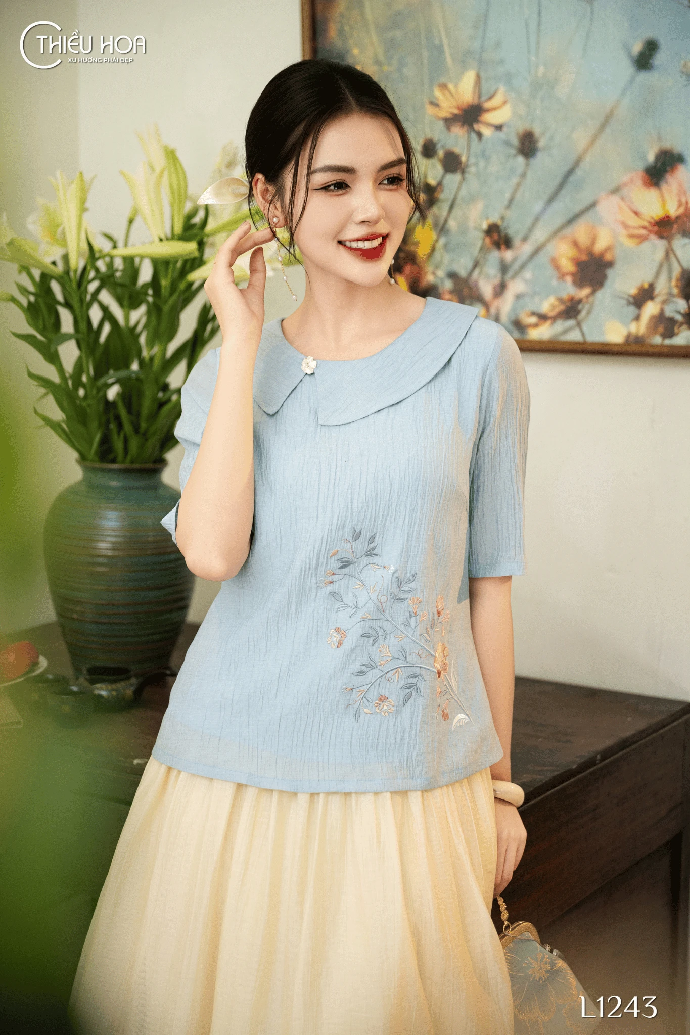 áo kiểu trung niên