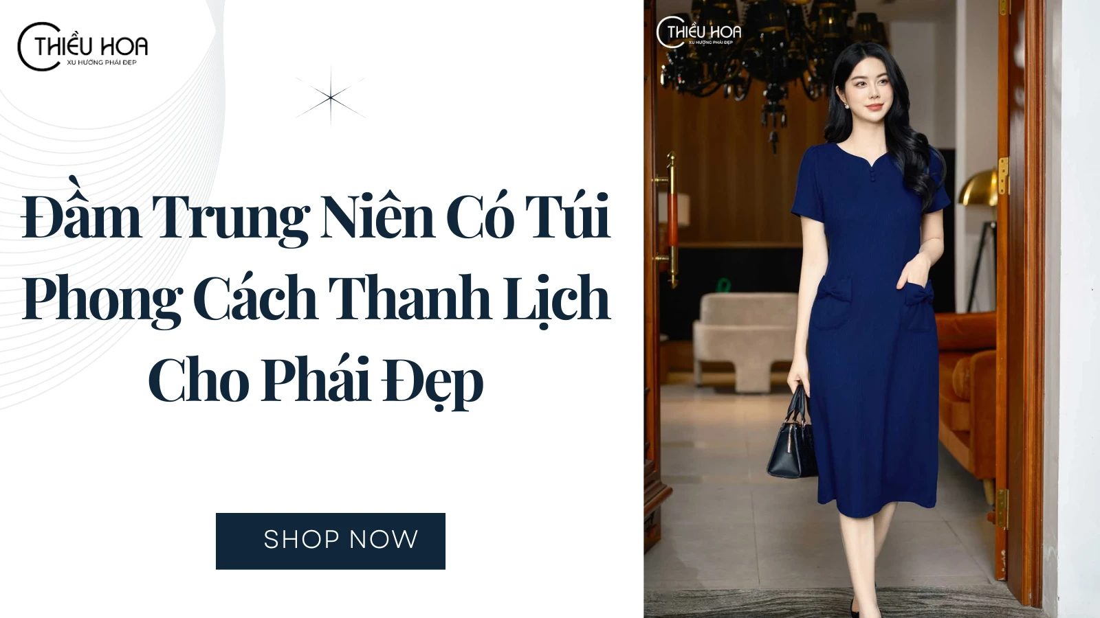 Đầm Trung Niên Có Túi – Phong Cách Thanh Lịch Cho Phái Đẹp