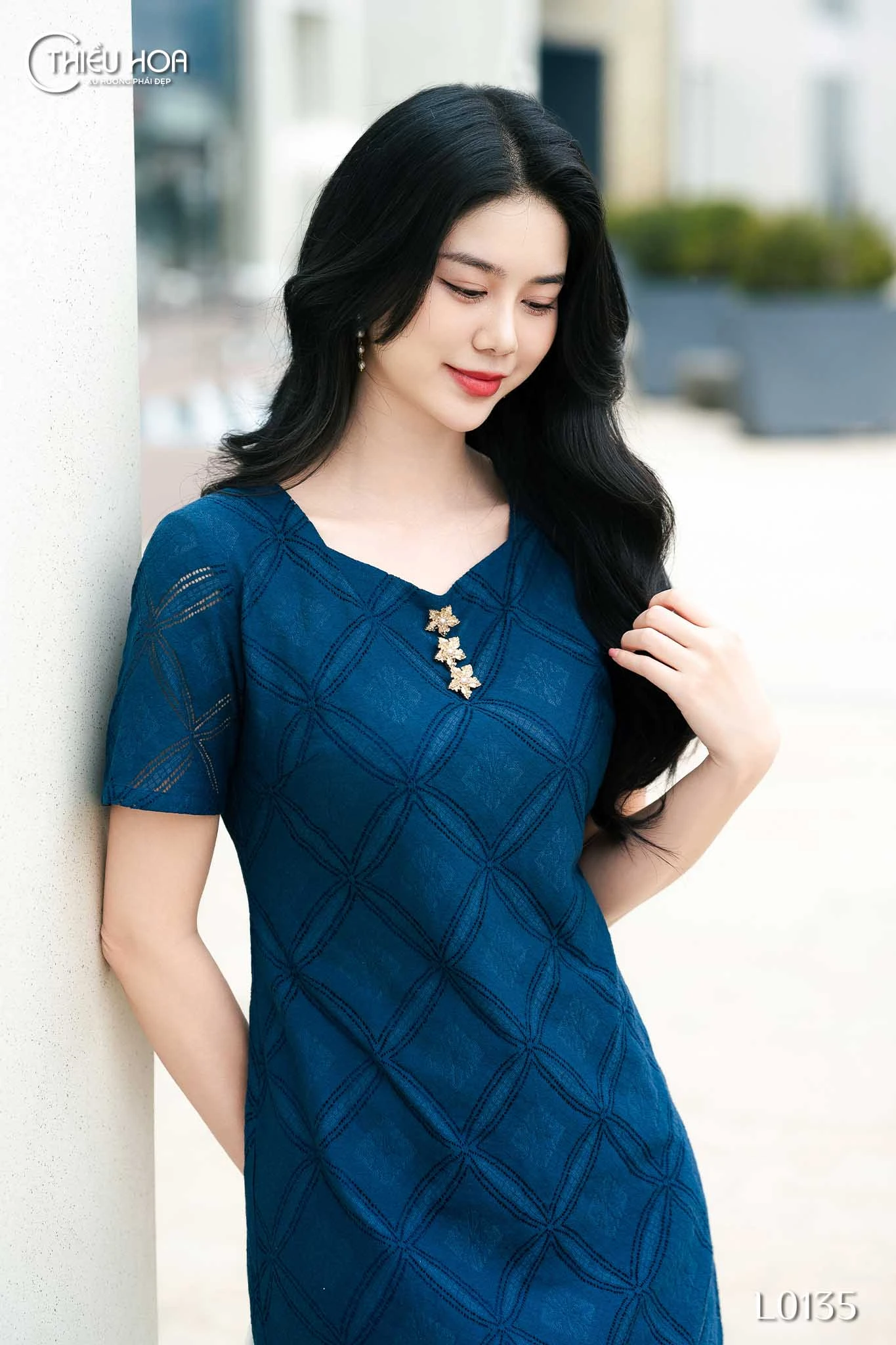 đầm trung niên màu lạnh