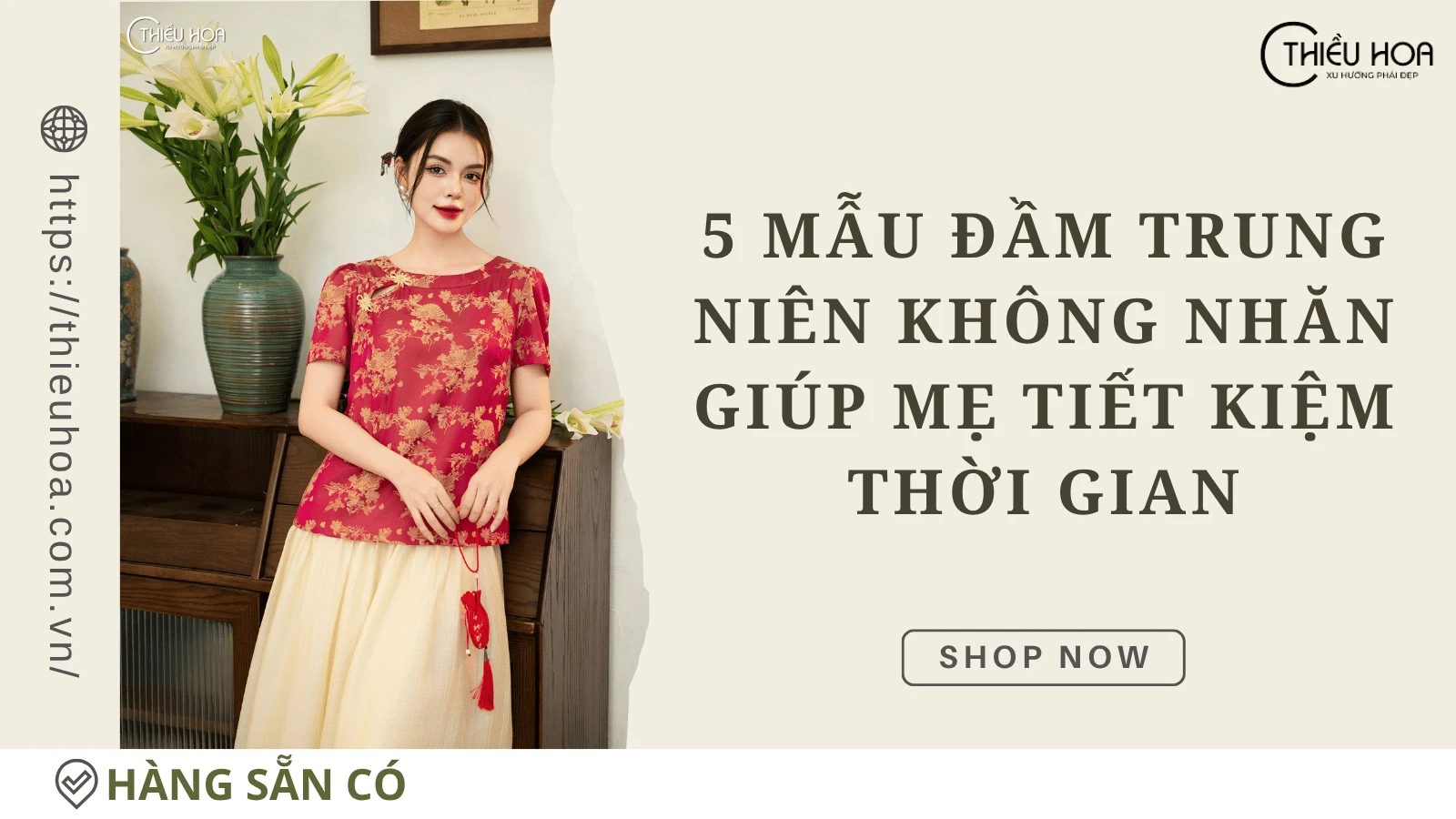 Vải gấm hoa – Chất liệu tôn vinh nét đẹp trung niên quý phái