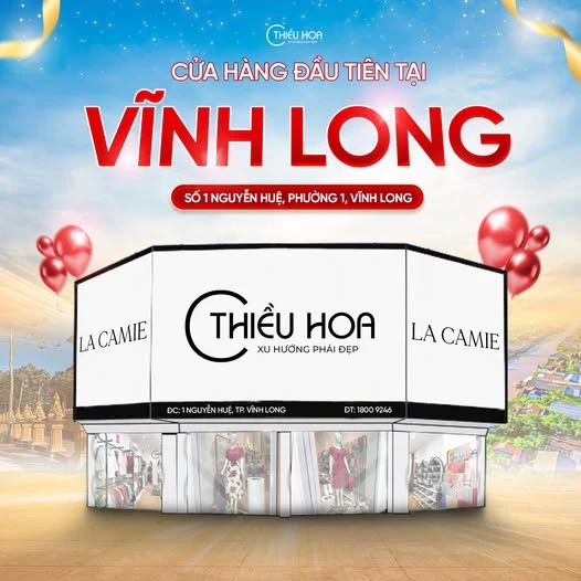 thiều hoa khai trương cửa hàng mới