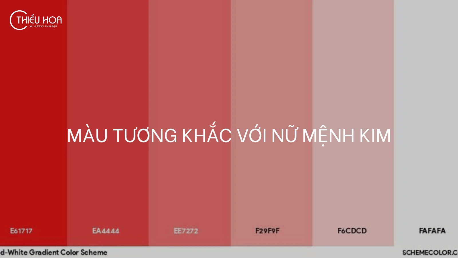 nữ mệnh kim mặc màu gì đẹp