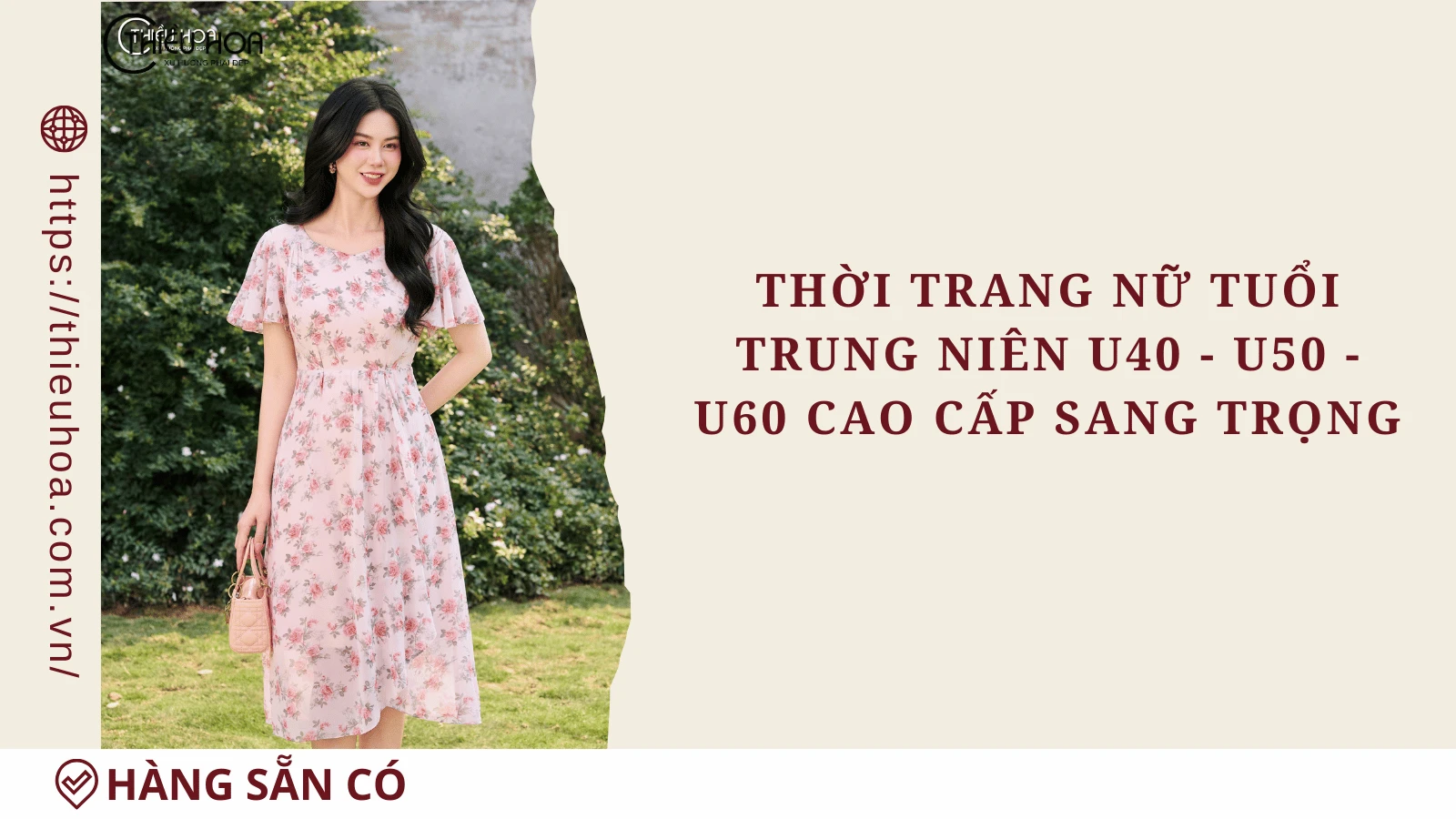 Thời trang nữ tuổi trung niên U40 - U50 - U60 cao cấp sang trọng