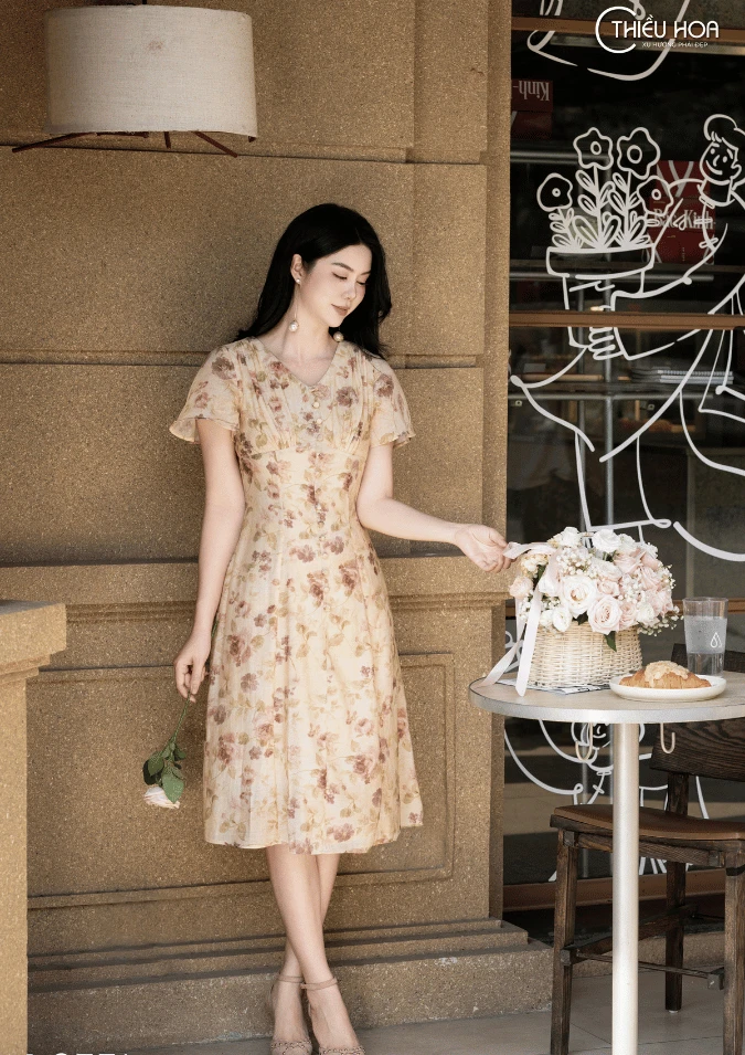 váy suông cho người béo bụng