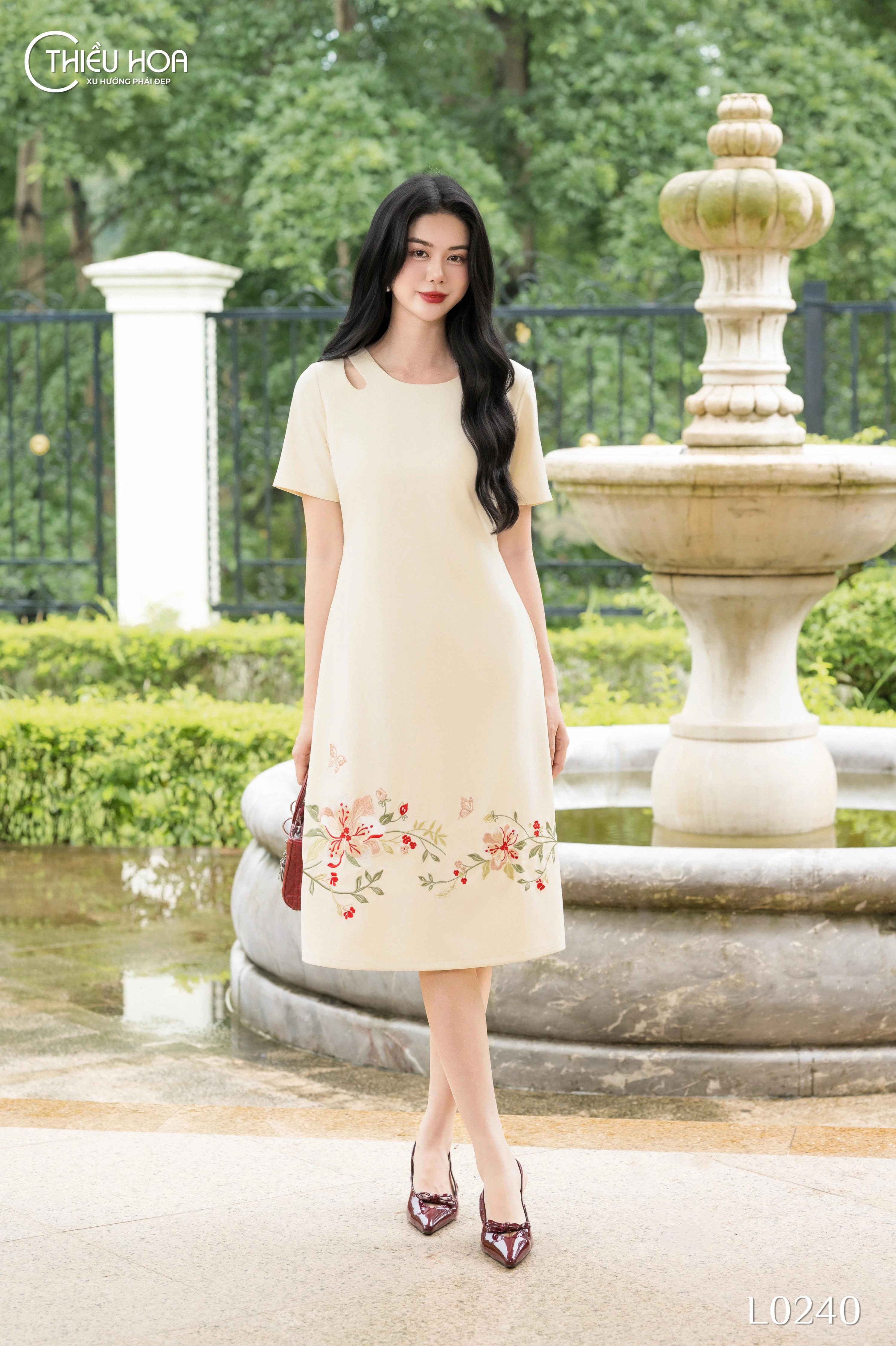 đầm trung niên tặng mẹ nhân ngày của mẹ