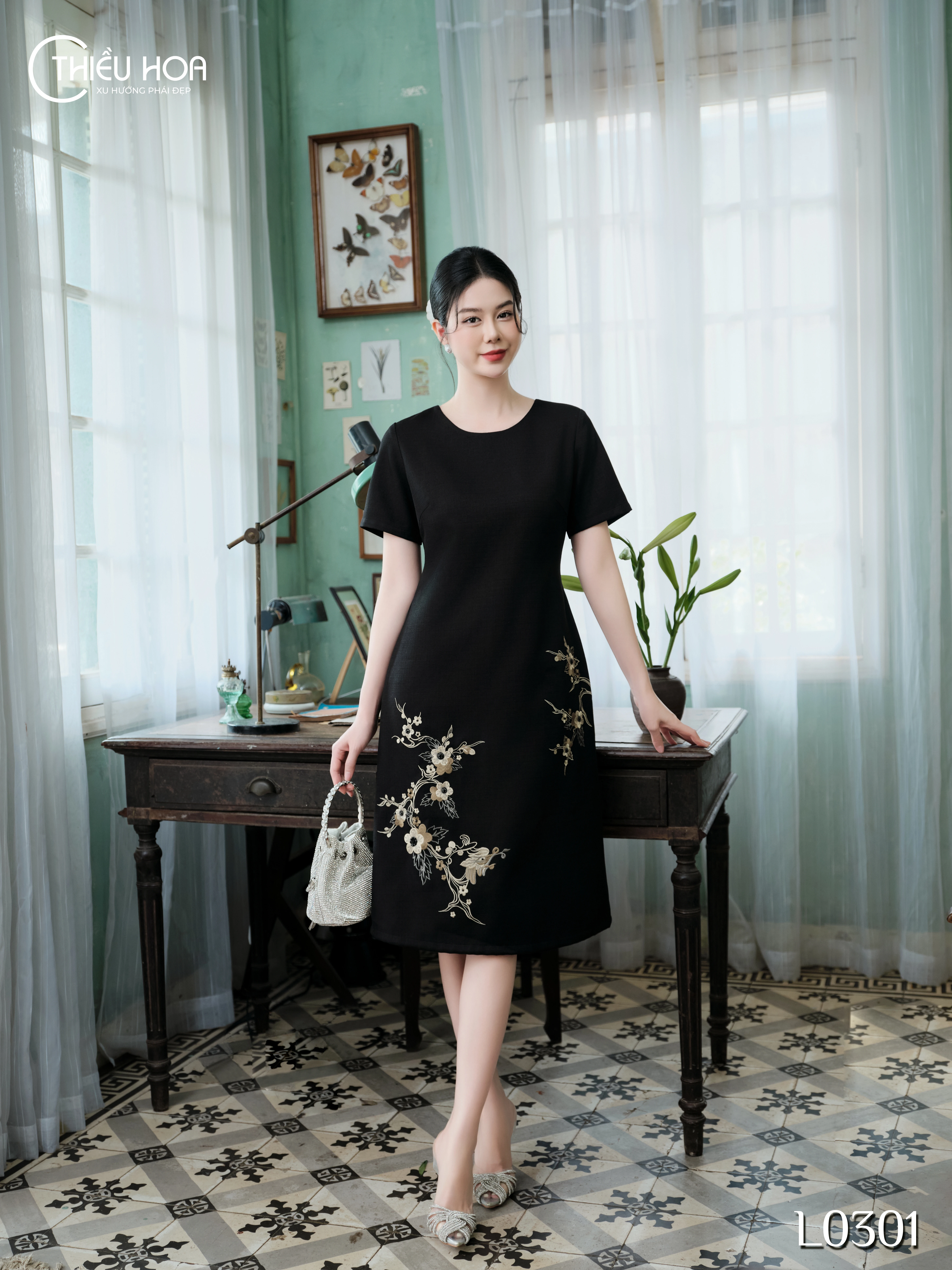 đầm tặng mẹ 50 tuổi