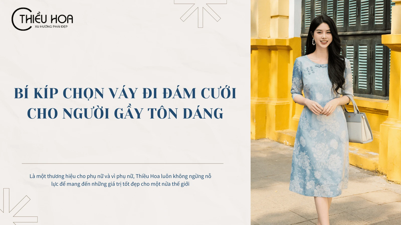 Bí kíp chọn váy đi đám cưới cho người gầy tôn dáng