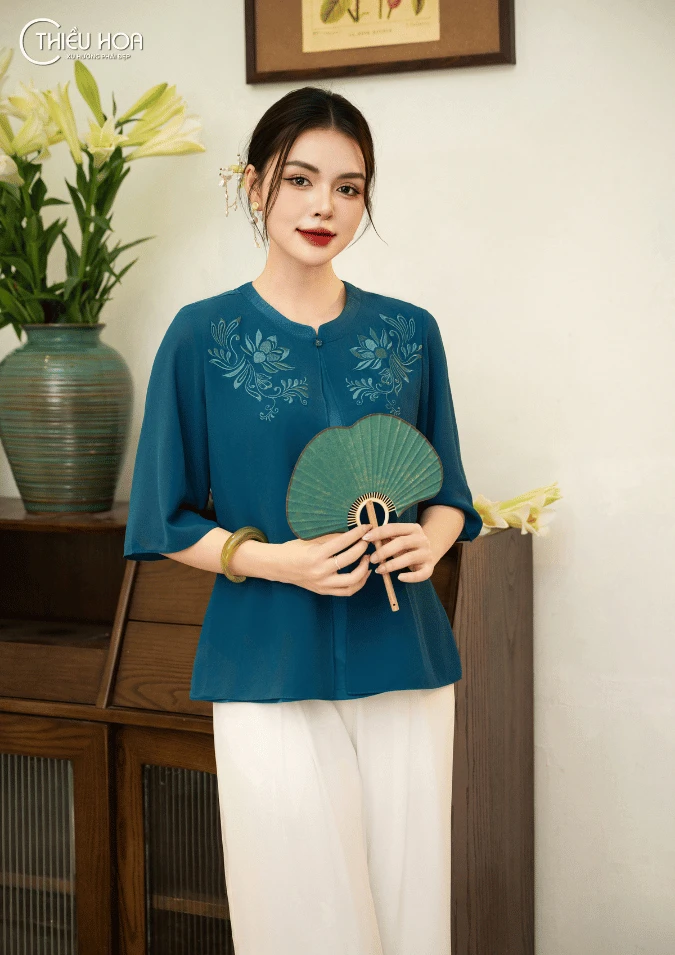 áo trung niên tặng mẹ