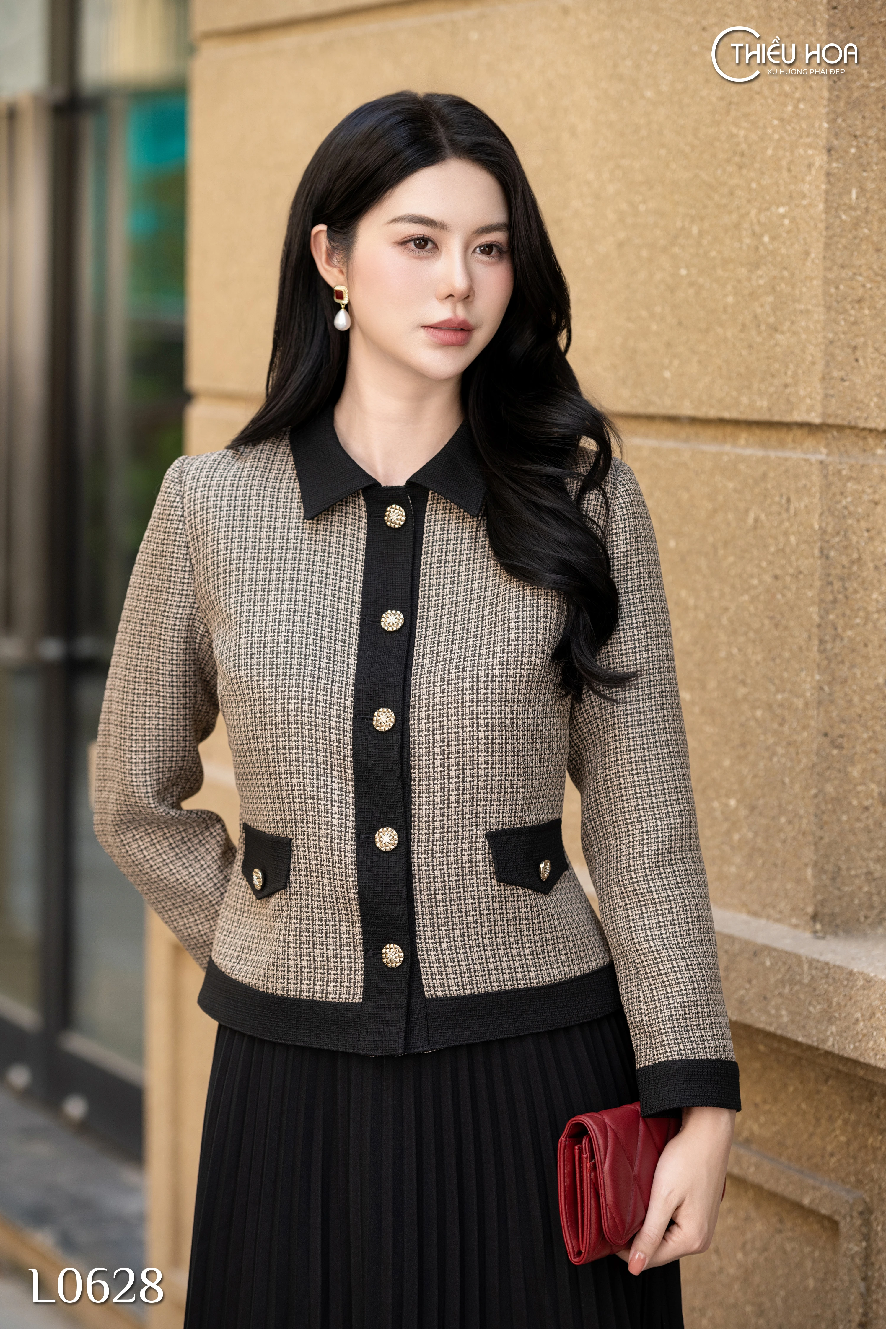 phối đồ tết cho nữ mập
