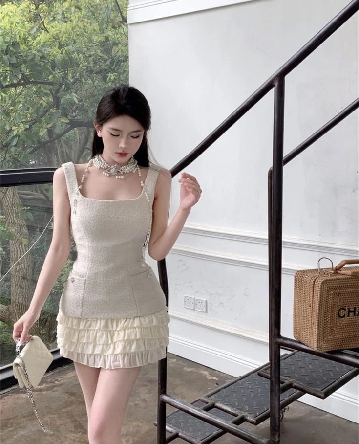 phối đồ đi đám cưới cho nữ mập