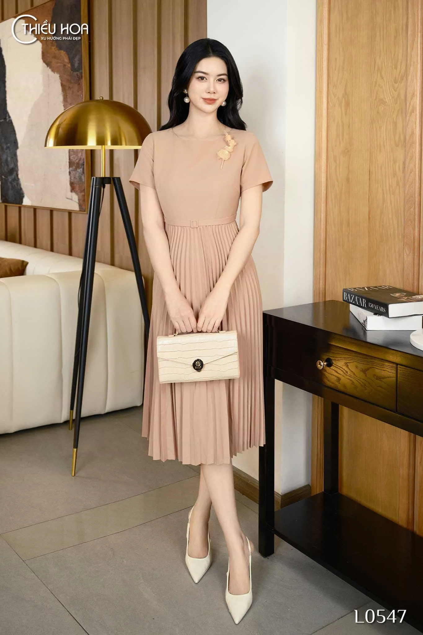 đầm chữ a công sở đẹp