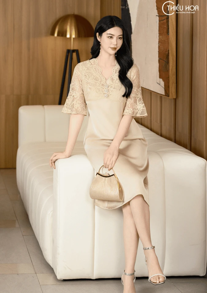 váy dự tiệc cho người gầy